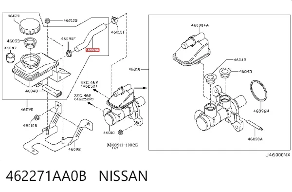  462271AA0B Nissan/Infiniti