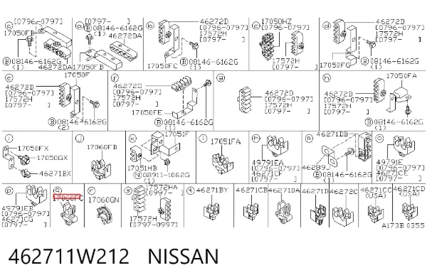  462711W212 Nissan/Infiniti