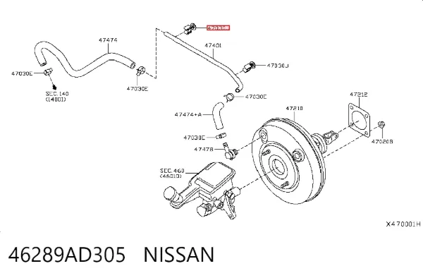  46289AD305 Nissan/Infiniti