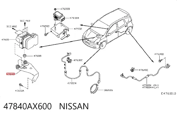  47840AX600 Nissan/Infiniti