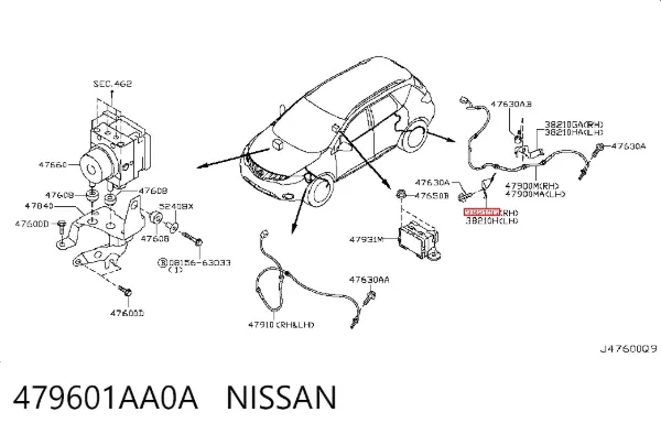  479601AA0A Nissan/Infiniti