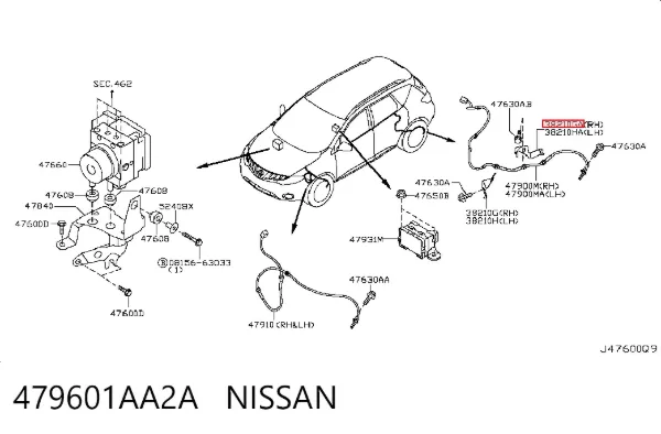  479601AA2A Nissan/Infiniti