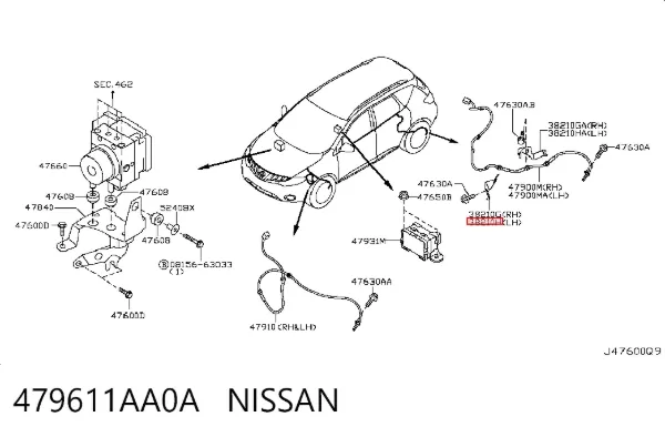  479611AA0A Nissan/Infiniti