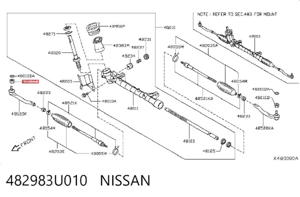 482983U010 Nissan/Infiniti
