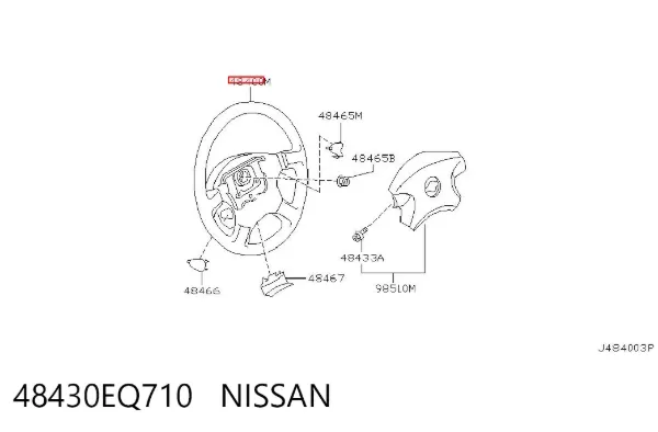 Volante 48430EQ710 Nissan/Infiniti