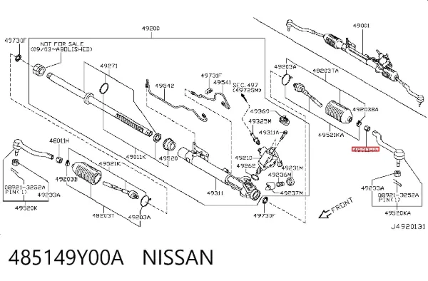  485149Y00A Nissan/Infiniti