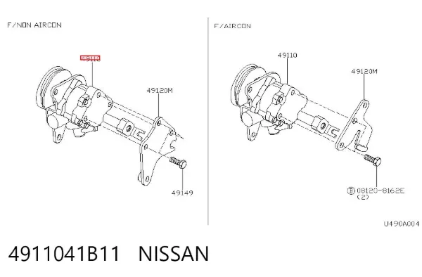 Bomba da Direção hidrâulica assistida Nissan Micra K10