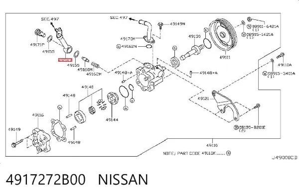  4917272B00 Nissan/Infiniti