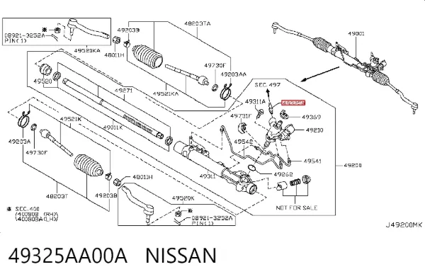  49325AA00A Nissan/Infiniti