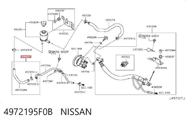  4972195F0B Nissan/Infiniti