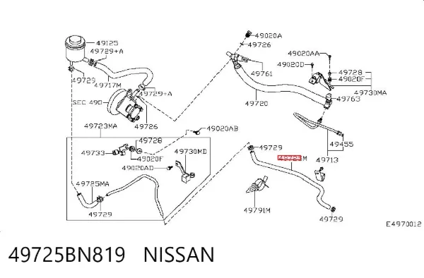  49725BN819 Nissan/Infiniti