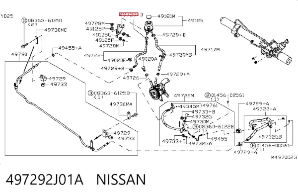  497292J01A Nissan/Infiniti