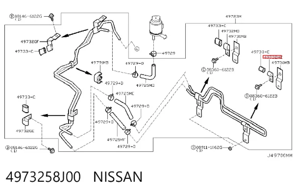  4973258J00 Nissan/Infiniti