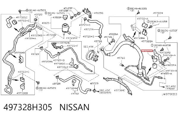  497328H305 Nissan/Infiniti