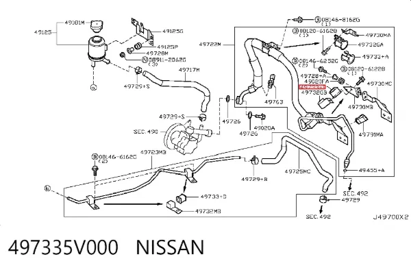  497335V000 Nissan/Infiniti