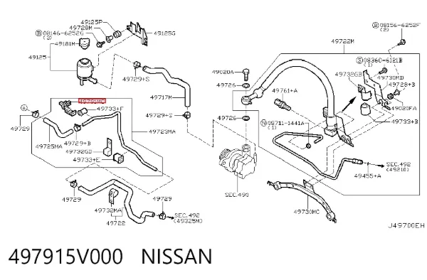  497915V000 Nissan/Infiniti