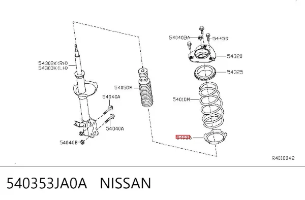  540353JA0A Nissan/Infiniti