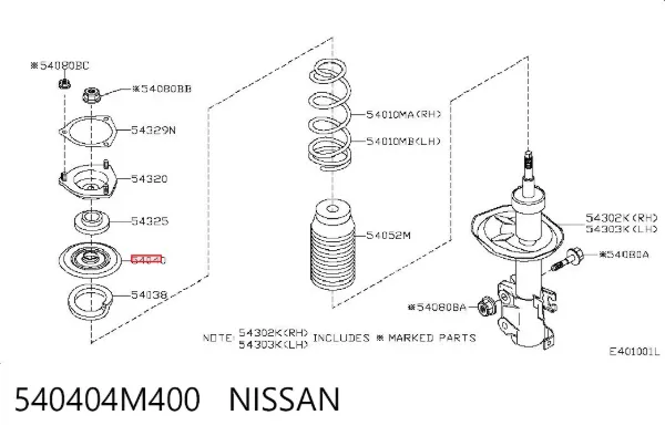  540404M400 Nissan/Infiniti