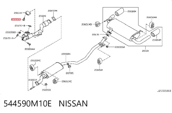  544590M10E Nissan/Infiniti