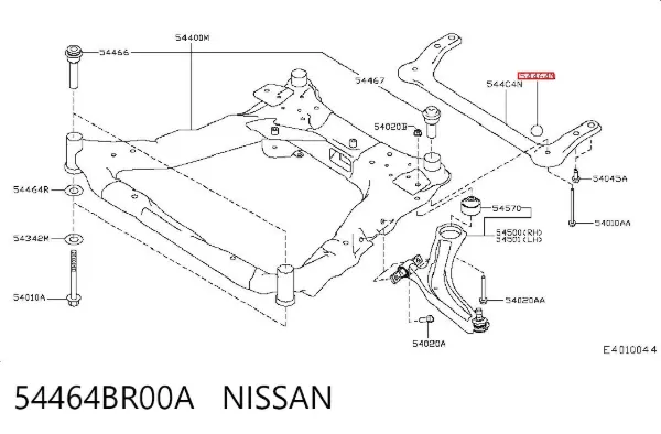  54464BR00A Nissan/Infiniti