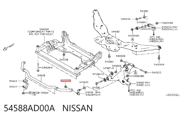  54588AD00A Nissan/Infiniti