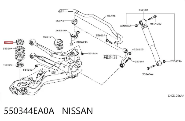  550344EA0A Nissan/Infiniti