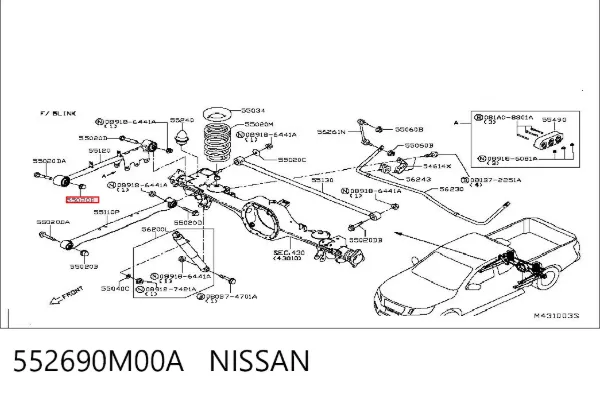  552690M00A Nissan/Infiniti