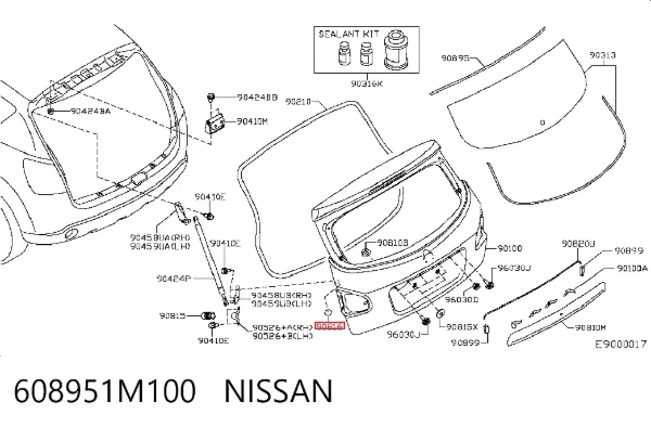  608951M100 Nissan/Infiniti