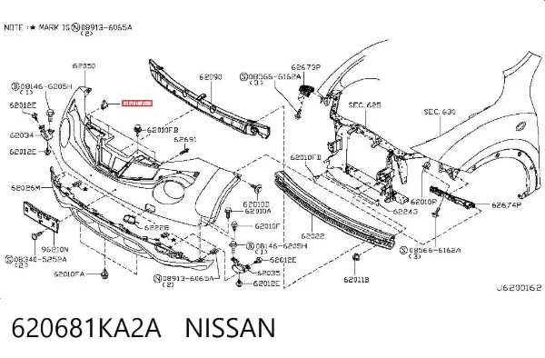  620681KA2A Nissan/Infiniti