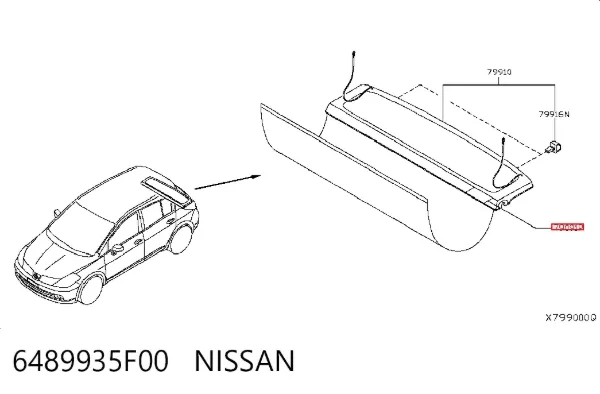  6489935F00 Nissan/Infiniti