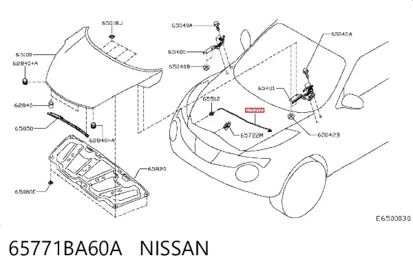  65771BA60A Nissan/Infiniti