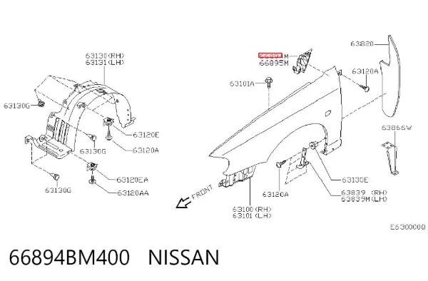  66894BM400 Nissan/Infiniti