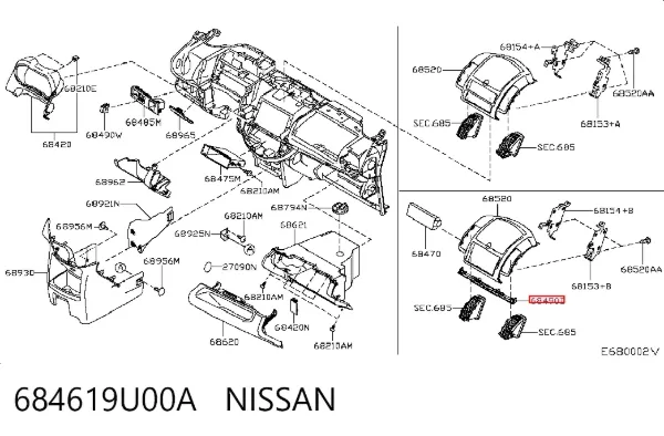  684619U00A Nissan/Infiniti