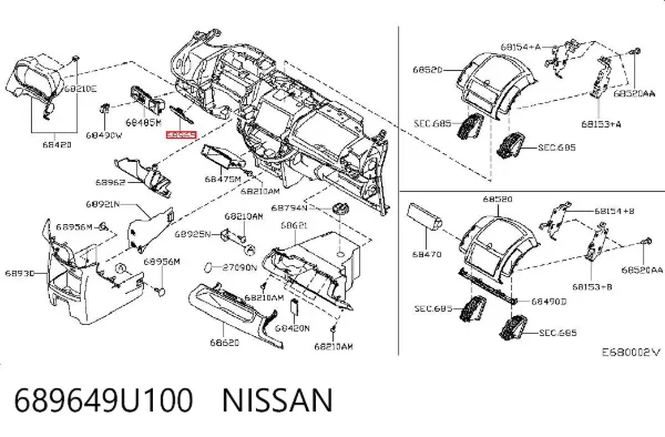  689649U100 Nissan/Infiniti