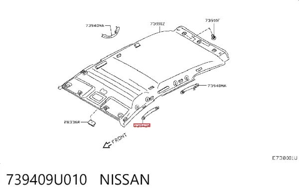  739409U010 Nissan/Infiniti