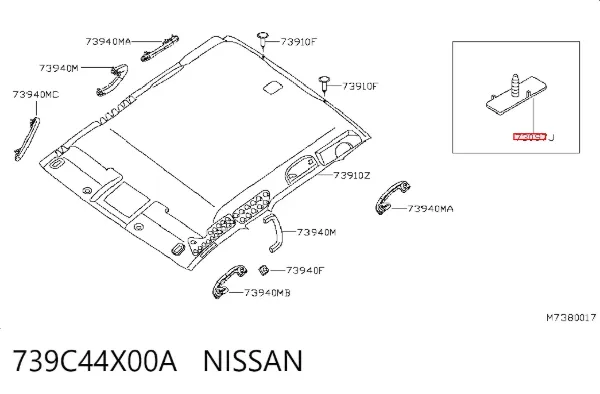  739C44X00A Nissan/Infiniti