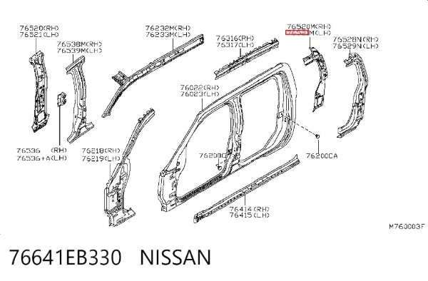  76641EB330 Nissan/Infiniti
