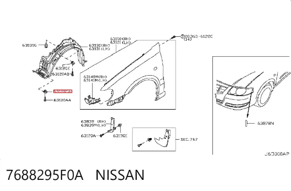  7688295F0A Nissan/Infiniti