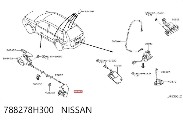  788278H300 Nissan/Infiniti