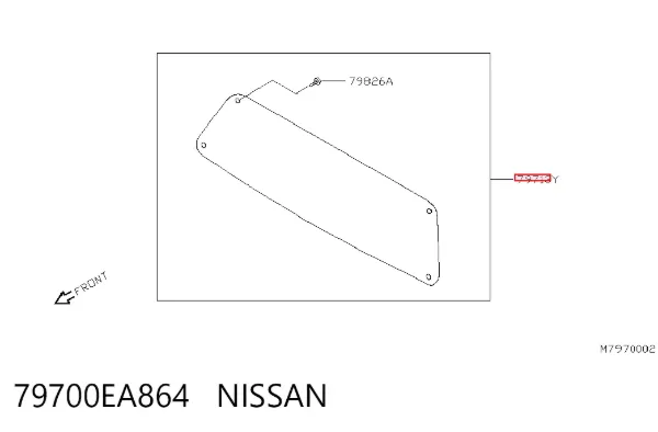 Vidro traseiro Nissan Navara NP300 III