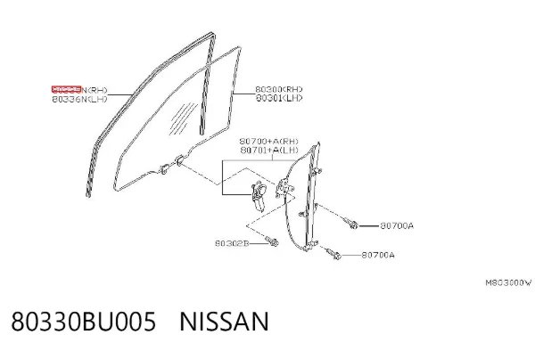  80330BU005 Nissan/Infiniti