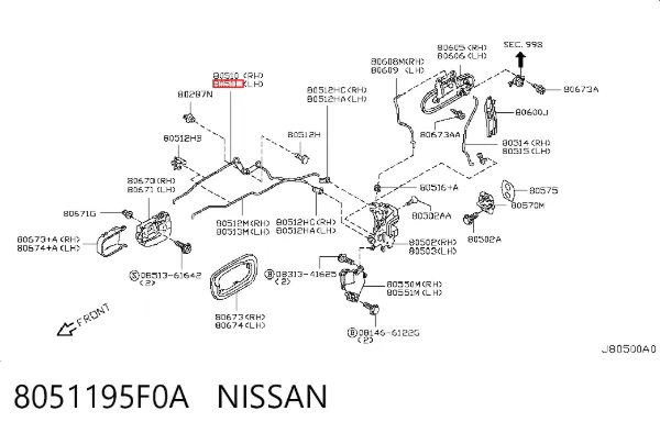 8051195F0A Nissan/Infiniti