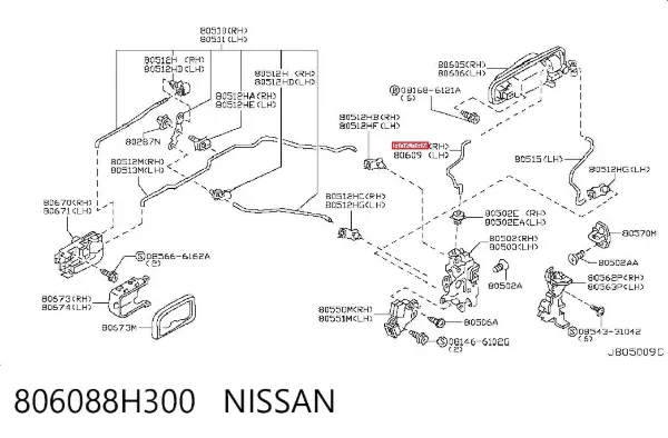  806088H300 Nissan/Infiniti