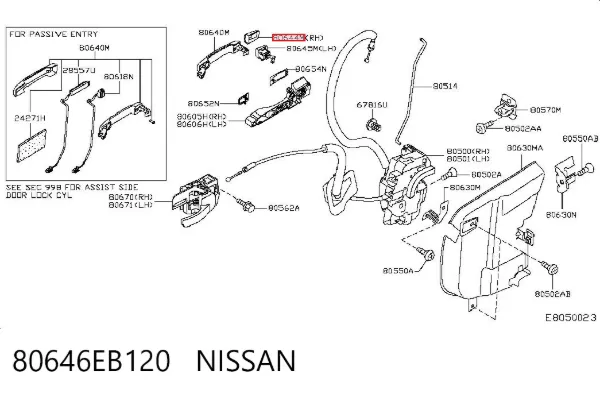  80646EB120 Nissan/Infiniti