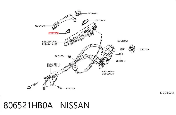  806521HB0A Nissan/Infiniti