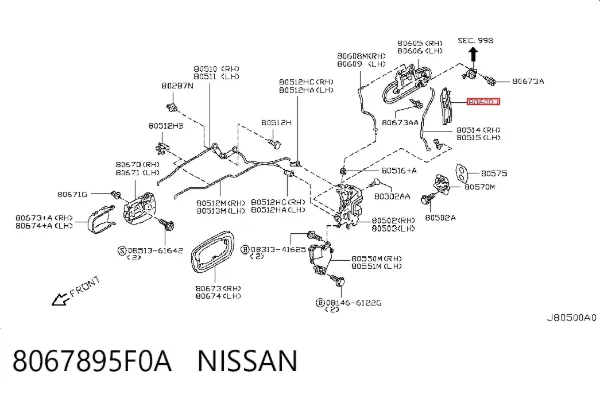  8067895F0A Nissan/Infiniti
