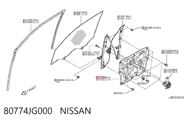  80774JG000 Nissan/Infiniti