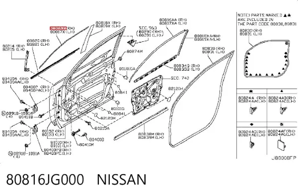  80816JG000 Nissan/Infiniti