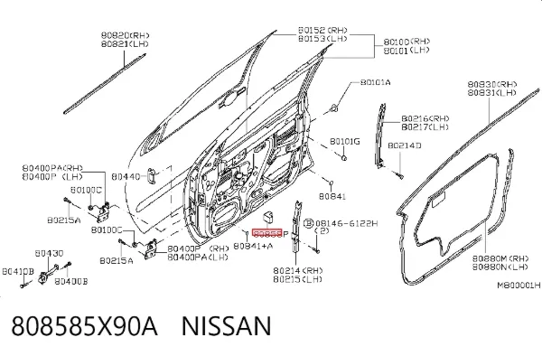  808585X90A Nissan/Infiniti