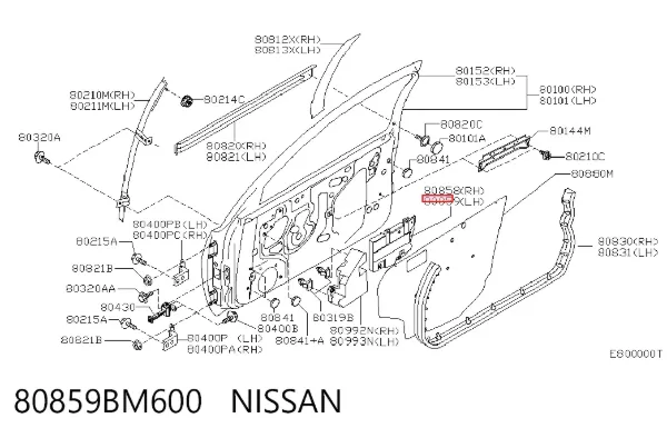  80859BM600 Nissan/Infiniti